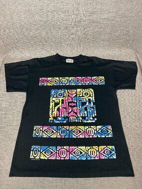 Vtg 80’s Men’s Sky Lite Short Sleeve Single Stitch Graphic T-Shirt